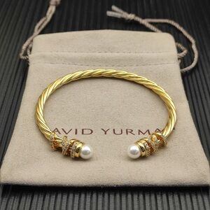 David Yurman 4mm Pearl bracelet
